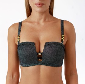 COQUETTE REVUE Купальник раздельный SWIM LUREX sw55001-09/sw65001-09 (На поролоне)